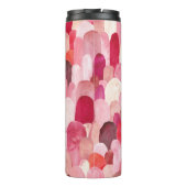 Spot Medley: Pink-Red Textile Dream. Thermosbecher (Rückseite)