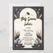 Spot Mens Male Erwachsene Abendessen elegant 30. G Einladung (Vorderseite)