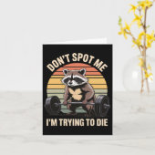 Spot mir nicht, ich versuche, Gym Workout 4 Die Karte (Gelbe Blume)