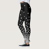 Spot Shaded 240816 - Weiß und Schwarz Leggings (Links)
