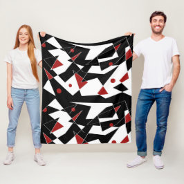 Spot the Red Balls Fleece Blanket