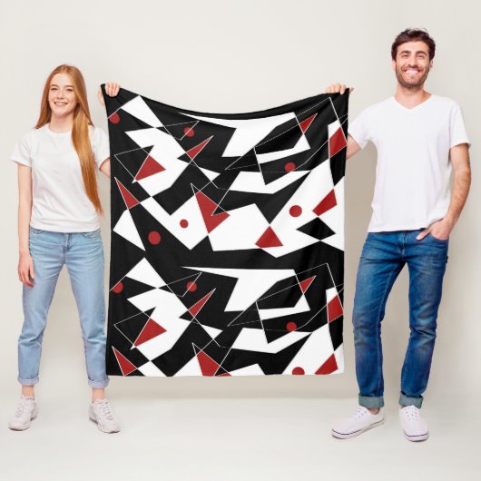 Spot the Red Balls Fleece Blanket (Beispiel)