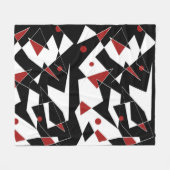 Spot the Red Balls Fleece Blanket (Vorderseite (Horizontal))