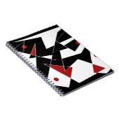 Spot the Red Balls Spirale Notebook Notizblock (Rechte Seite)