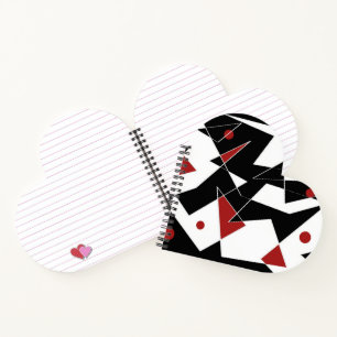 Spot the Red Balls Spirale Notebook Notizblock