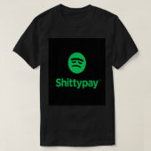 Spotify-Aufkleber T-Shirt (Design vorne)