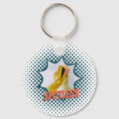 Spotles Cleaning Service Custom Text Logo Keychain Schlüsselanhänger (Vorderseite)