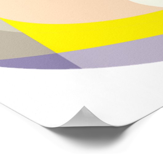 Spotlight auf einem Musikerposter Poster (Ecke)