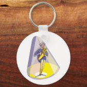 Spotlight auf einem Schlüsselanhänger für Musiker (Vorderseite)