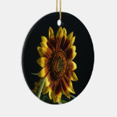 Spotlight auf einer schönen Sonnenblume Keramik Or Keramik Ornament (Rechts)