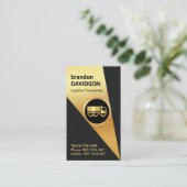 Spotlight auf Semi Truck Visitenkarte (Stehend Vorderseite)