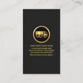 Spotlight auf Semi Truck Visitenkarte (Rückseite)