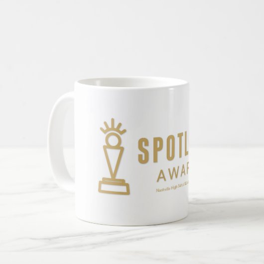 Spotlight Awards Logo Tasse (Vorderseite Links)