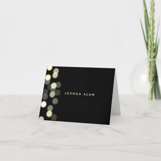 Spotlight Bar/Bat Mitzvah Danke Karte (Vorderseite)