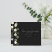 Spotlight Bar Mitzvah Custom Empfang Einladung (Stehend Vorderseite)
