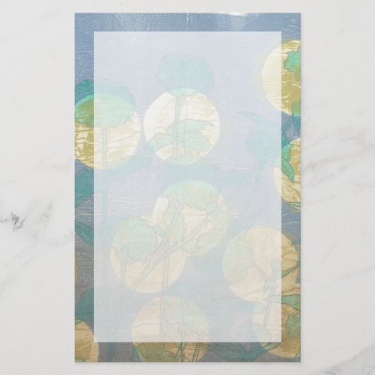 Spotlight Floral I Briefpapier (Vorderseite)