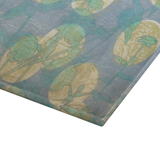 Spotlight Floral I Schneidebrett (Ecke)