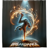 "Spotlight Groove" - im Rampenlicht tanzen! Duschvorhang (Vorderseite)