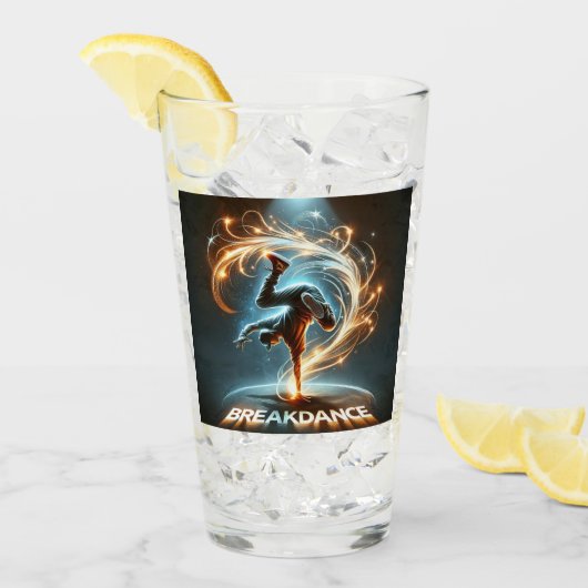 "Spotlight Groove" - im Rampenlicht tanzen! Glas (Vorderseite Ice)