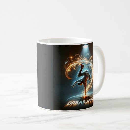 "Spotlight Groove" - im Rampenlicht tanzen! Kaffeetasse (VorderseiteRechts)