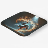 "Spotlight Groove" - im Rampenlicht tanzen! Pappteller (Gewinkelt)