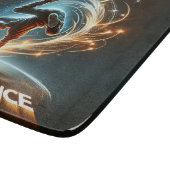 "Spotlight Groove" - im Rampenlicht tanzen! Schneidebrett (Ecke)