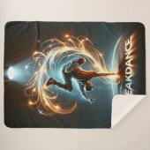 "Spotlight Groove" - im Rampenlicht tanzen! Sherpadecke (Vorderseite (Horizontal))