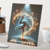 "Spotlight Groove" - ​ ​ im Rampenlicht tanzen! Sockelschild (In Situ)