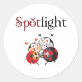 Spotlight Ladybug Sticker (Vorderseite)