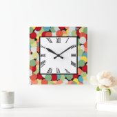 Spotlight Retro Quadratische Wanduhr (Zuhause)