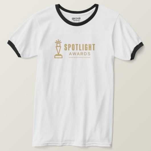 Spotlight Ringer T-Shirt (Design vorne)