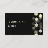 Spotlights Star von David Platzkarte (Rückseite)