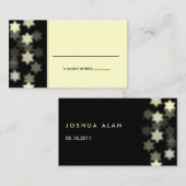 Spotlights Star von David Platzkarte (Vorne/Hinten)