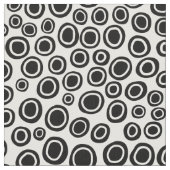 Spots 071215 - Schwarz auf Weiß Stoff (Nahaufnahme)