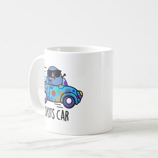 Spots Auto Funny Sports Car Pub Kaffeetasse (Vorderseite Links)