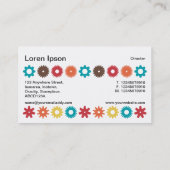 Spots - Farben 02 Visitenkarte (Rückseite)