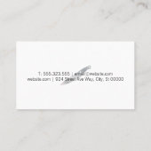 Spots Gewürze Koch Kochen Visitenkarte (Rückseite)