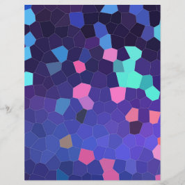 Spots in Blau und Türkis - Mosaik