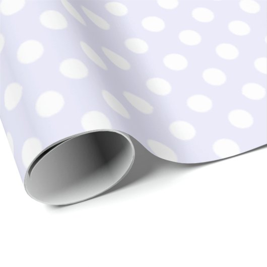 Spots Muster Lavendernebel Geschenkpapier (Rolleneckpunkt)