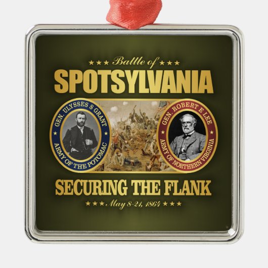 Spotsylvania CH (BA) Ornament Aus Metall (Vorne)