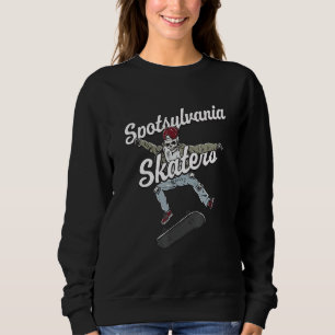 Spotsylvania Skater Skateboardfahren Skateboard H Sweatshirt