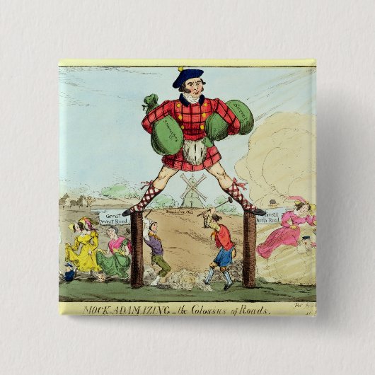 Spott-Adam-izing: der Koloss der Straßen Button (Vorderseite)