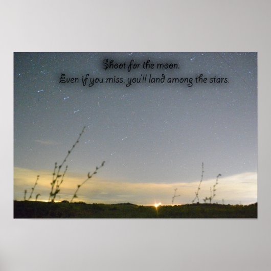 Spott für die Sterne Poster (Vorne)