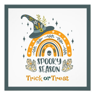 Spott Halloween-Symbole Fotodruck