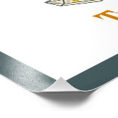 Spott Halloween-Symbole Fotodruck (Ecke)