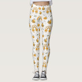 Spott Halloween-Symbole Leggings (Vorderseite)