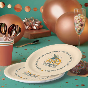 Spott Halloween-Symbole Pappteller