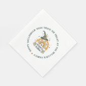 Spott Halloween-Symbole Serviette (Ecke)