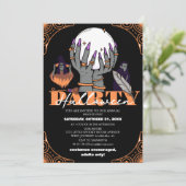 Spott-Vampir-Party Einladung (Stehend Vorderseite)