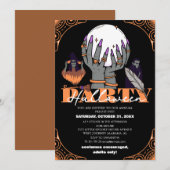 Spott-Vampir-Party Einladung (Vorne/Hinten)